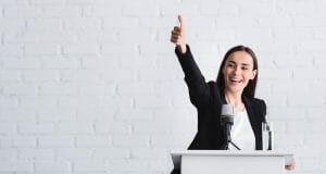 IFS Self Esteem Women giving a thumbs up